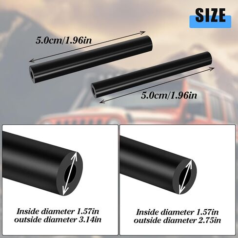 Car Sun Visor Repair Kit,6+6 Pcs JK JKU 2007-2017 Driver & Passenger Side Sunvisor Accessories .(Black) in Saudi Arabia