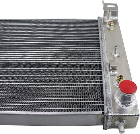 3 Row Aluminum Radiator for 99-14 Chevy Avalanche Tahoe Suburban Silverado 1500 2500 3500 HD/GMC Yukon XL Sierra Cadillac Escalade Hummer H2 Radiators Shroud 2 x 14" Fans Thermostat Relay Kit in Saudi Arabia