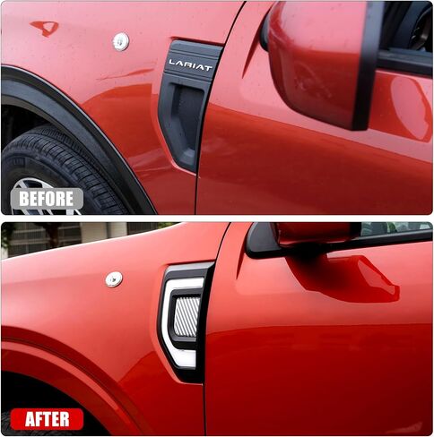 مصابيح Mabett الجانبية لسيارة Ford Maverick 2022 2023 2024، مصابيح LED مع مصهر وحزام أسلاك مناسب لملحقات Maverick (قطعتان) in Kuwait