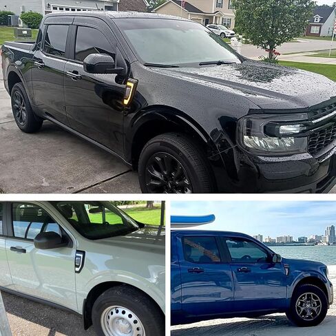 مصابيح Mabett الجانبية لسيارة Ford Maverick 2022 2023 2024، مصابيح LED مع مصهر وحزام أسلاك مناسب لملحقات Maverick (قطعتان) in Kuwait