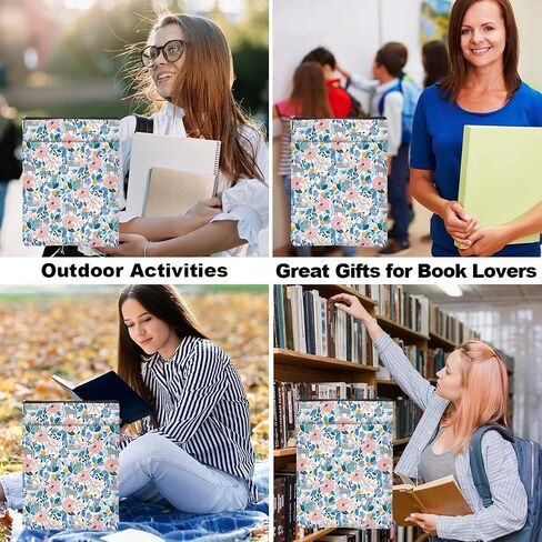 غلاف كتاب هدايا القطط، أغلفة الكتب الطبيعية للأغلفة الورقية، حامي الكتب لحقيبة كتب حيوانات الغابات الزهرية، هدايا لمحبي الكتب للنساء Bestie، ملحقات الكتب، هدايا نادي الكتب، هدايا عيد الميلاد in Saudi Arabia