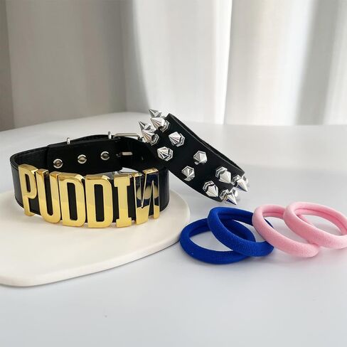 Halloween Choker Bracelet for Women Collar Pu Leather Choker Necklace Spike Bracelet Halloween Holiday Custume Accessiores in Saudi Arabia