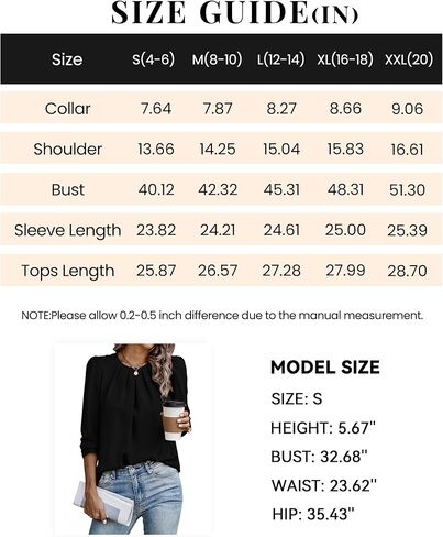 PRETTYGARDEN Women's Casual Shirts Fall Long Sleeve Round Neck Plain Pleated T-Shirts Trendy Loose Fit Work Tops Blouses in Saudi Arabia