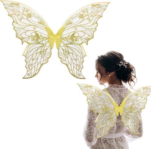 Fairy Wings Adult Women Halloween Fairy Costume for Women Accessories Butterfly Ladybug Bee Cosplay Fairy Costume Angel Wings in Kuwait