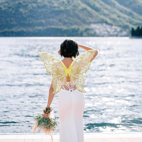 Fairy Wings Adult Women Halloween Fairy Costume for Women Accessories Butterfly Ladybug Bee Cosplay Fairy Costume Angel Wings in Kuwait