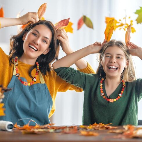 12 قطعة من الخرز السيليكوني لعيد الشكر، خرز بؤري خريفي من السيليكون فضفاض، خرز مطاط مختلط للخريف للقلم، سلسلة مفاتيح فنية يدوية الصنع، إكسسوارات in Kuwait