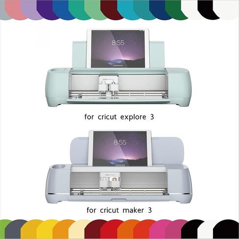 لاصق فينيل ذكي دائم 30 ورقة (13×10 بوصة) لصانع الكريكت 3/استكشف 3 أوراق فينيل لاصقة ذكية، فينيل خارجي للكريكت، تزيين الحفلات، كوب - 26 لون فينيل للحرف اليدوية in Kuwait