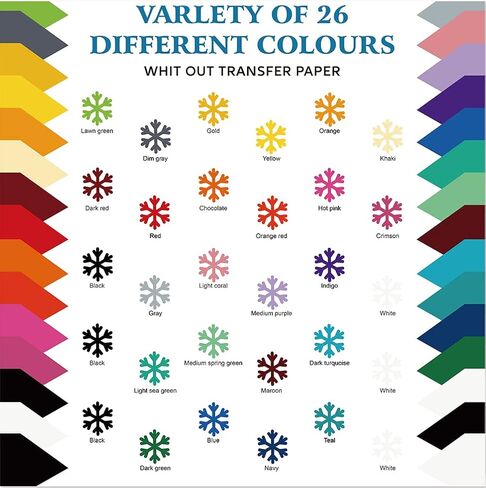 لاصق فينيل ذكي دائم 30 ورقة (13×10 بوصة) لصانع الكريكت 3/استكشف 3 أوراق فينيل لاصقة ذكية، فينيل خارجي للكريكت، تزيين الحفلات، كوب - 26 لون فينيل للحرف اليدوية in Kuwait