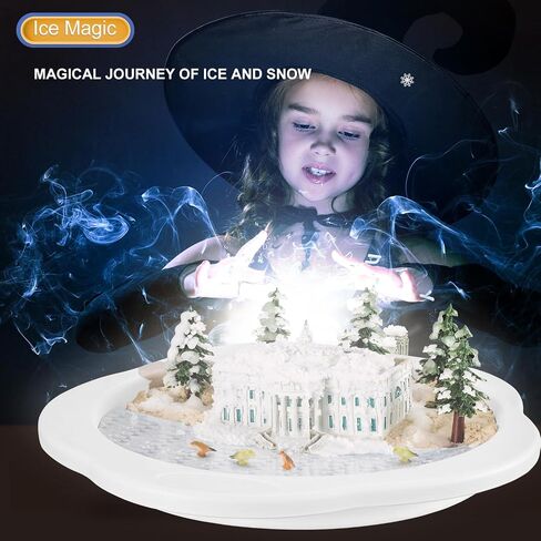 Snow Making Experiment Kits, Snow Making Fun Science Kits for Kids, DIY Educational Painting 3D Snow Scene Science Experiment Kit Snow Making Experiment Scene Painting DIY Model Science Toys-3002 in Saudi Arabia
