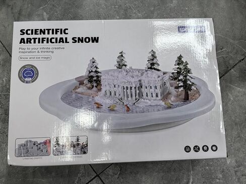 Snow Making Experiment Kits, Snow Making Fun Science Kits for Kids, DIY Educational Painting 3D Snow Scene Science Experiment Kit Snow Making Experiment Scene Painting DIY Model Science Toys-3002 in Saudi Arabia