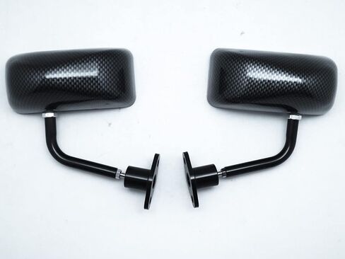 مرايا صغيرة من نوع Carbon Look Race للسيارات/الدراجة F1، زوج جناح جانبي RH+LH in Kuwait