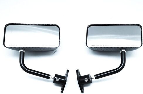 مرايا صغيرة من نوع Carbon Look Race للسيارات/الدراجة F1، زوج جناح جانبي RH+LH in Kuwait