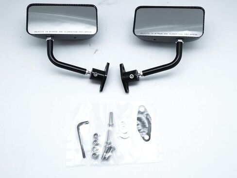 مرايا صغيرة من نوع Carbon Look Race للسيارات/الدراجة F1، زوج جناح جانبي RH+LH in Kuwait