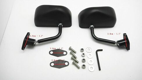 مرايا صغيرة من نوع Carbon Look Race للسيارات/الدراجة F1، زوج جناح جانبي RH+LH in Kuwait