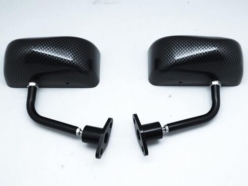 مرايا صغيرة من نوع Carbon Look Race للسيارات/الدراجة F1، زوج جناح جانبي RH+LH in Kuwait