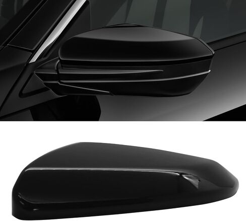 Compatible with 2016-2021 Honda Civic Left Driver Right Passenger Side Mirror Cap Cover,Side Door Rearview Mirror Cover Replacement for 10th Gen Civic, Silver Tone Left & Right in Saudi Arabia