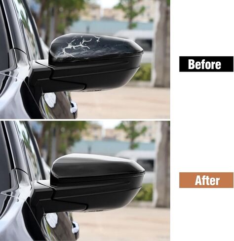 Compatible with 2016-2021 Honda Civic Left Driver Right Passenger Side Mirror Cap Cover,Side Door Rearview Mirror Cover Replacement for 10th Gen Civic, Silver Tone Left & Right in Saudi Arabia