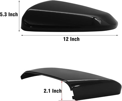 Compatible with 2016-2021 Honda Civic Left Driver Right Passenger Side Mirror Cap Cover,Side Door Rearview Mirror Cover Replacement for 10th Gen Civic, Silver Tone Left & Right in Saudi Arabia