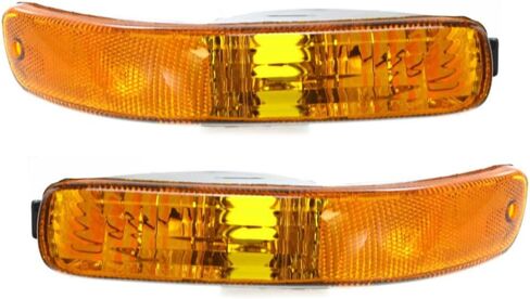 For 2002-2004 Jeep Liberty Pair Park/Signal/Side Marker Lights Driver and Passenger Side Unit Includes signal & marker lamps; CH2520139 CH2521139-replaces 55155911AB 55155910AB in Saudi Arabia