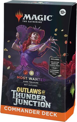 Magic: The Gathering Outlaws of Thunder Junction Commander Deck - Desert Bloom (100-Card Deck, 2-Card Collector Booster Sample Pack + Accessories) in Saudi Arabia