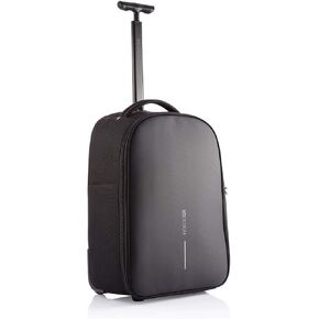 XDDesign Bobby Anti Theft Travel Backpack Trolley with TSA Lock and USB Port, Hidden Compartments Hold 17 Inch Laptops and 12.9 Inch Tablets, Blackt