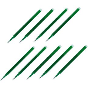 Pilot Gel Ink Refills for FriXion Erasable Gel Ink Pen, Fine Point 0.7mm, Green Ink, Pack of 9