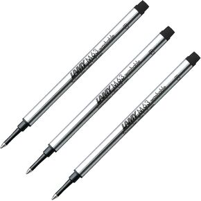 Lamy M63 Rollerball Refill Black (Pack of 3) and Wipe