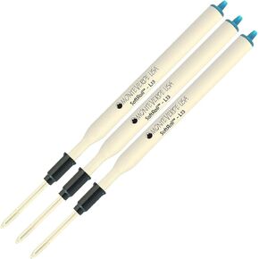 مجموعة Lanier Combo Pack - 3 عبوات - عبوة حبر معجون Monteverde® Soft Roll™ Ballpoint L13 متوافقة مع معظم أقلام الحبر الجاف ذات طراز Lamy® - أزرق (طرف متوسط ​​0.7 مم) in Kuwait