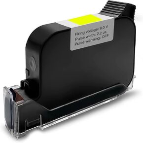 Original Handheld Printer Black Ink Cartridge, 42ml Solvent Quick Drying Ink Cartridge for TIJ127 Handheld Inkjet Printer