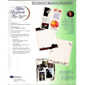 Creative Memories 12x15 12 X 15 White Pages New in Plastic