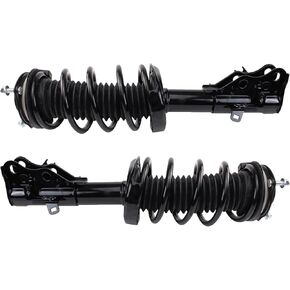 TRQ Front Strut & Coil Spring Assembly Set Driver & Passenger Sides Compatible with 13-15 Acura ILX