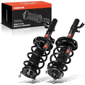 A-Premium Front Pair (2) Complete Strut & Coil Spring Assembly Compatible with Honda Ridgeline 2017 2018 2019 2020, FWD, Driver and Passenger Side, Replace# 18920809