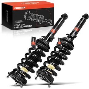 A-Premium Front Pair (2) Complete Strut & Coil Spring Assembly Compatible with Infiniti Q60 2014-2015, G37 2009-2013, 3.7L, Driver and Passenger Side, Replace# 28920392, 28920393
