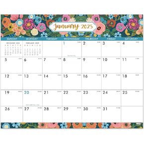 2025-2026 Magnetic Calendar - 2-Year Fridge Calendar from Jan.2025 - Dec.2026, 8''x10'', Magnetic Fridge Calendar with Tear-off page, Double Strong Magnets