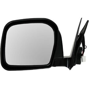 TRQ Left Mirror Power Drivers Side Compatible with 1997-1999 Toyota 4Runner TO1320183