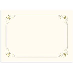 Designer Greetings Blank Thank-You Note Cards, Golden Calligraphy (10 Blank Any Occasion Cards 10 Foil-Lined Envelopes)