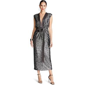 HALSTON Women's Ranae Dress in Sequin