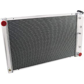4 Rows Aluminum Radiator Compatible with 1970-81 Chevy Camaro / 78-87 Monte Carlo G-Body AT/MT,Automotive Replacement Engine Radiators for 1977-87 Chevy Nova C/K/G/P 10 20 30 40 Suburban
