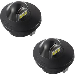 6500K 3 SMD أبيض ساطع LED لوحة ترخيص ضوء مصباح مناسب لسيارة Ford F150 F250 F350 SuperDuty Ranger Explorer Bronco Excursion Expedition Heritage (عبوة من قطعتين) in Kuwait