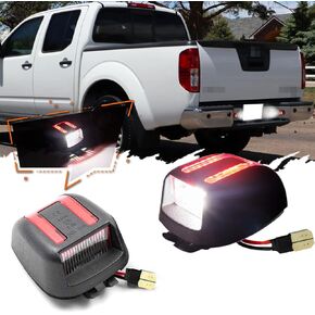 For 2007-2019 Nissan Frontier, 2007-2015 Nissan Titan, 2008-2015 Nissan Xterra, 2008-2015 Nissan Armada, 2009-2012 Suzuki Equator License Plate Lights