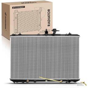 A-Premium Engine Coolant Radiator Assembly with Transmission Oil Cooler Compatible with Toyota Highlander 2008 2009 2010 2011 2012 2013, V6 3.5L, Automatic Trans., Replace# 13024