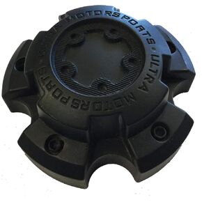Ultra 5 Lug Matte Black Wheel Center Cap (Qty 1) p/n # 89-9855 with Bolts