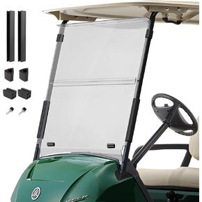 for yamaha drive/G29(2007-2016) Golf Cart Windshield, Foldable & Impact Resistant yamaha drive/G29(2007-2016) Windshield Clear