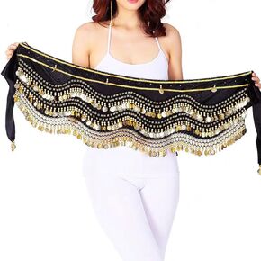 Belly Dance Skirt with Crop Top Sequins Fringe Skirts Set Rave Dance Bra Top