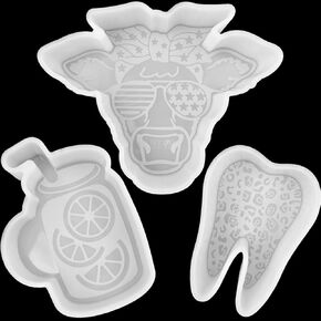 [Check Our Store] VONZK Car Freshie Mold Freshie Silicone Mold Christmas Gift 5 " L X 3 1/2" W X 1 1/4" H for Aroma Beads DIY Handmade Freshies Mould (Truck w Tree)