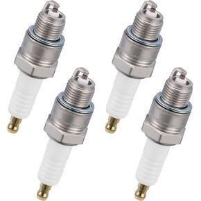 BDFHYK 6422 Spark Plugs Compatible with Aprilia Arctic Cat Bombardier Ducati Kawasaki Polaris Suzuki Volvo Yamaha Universal Motorcycle Spark Plugs Replacement for BPR7HS Set of 4