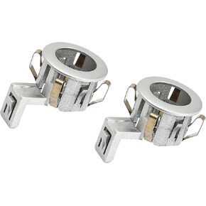 Motoforti Car Bumper PDC Sensor Bracket, Parking Sensor Retainer Holder, for Toyota Sequoia 2008-2014, Plastic, 89348-33060, Silver Tone, 2pcs