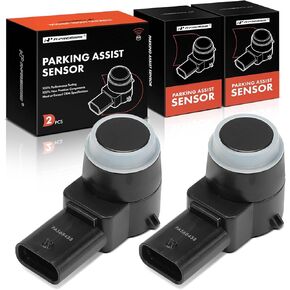 A-Premium 2-PC Reverse Backup Parking Assist Sensor Compatible with Select Mercedes-Benz Models - C250, C300, C350, C63 AMG, 2012 2013 2014, Replace# 21254201189999, 2125420118