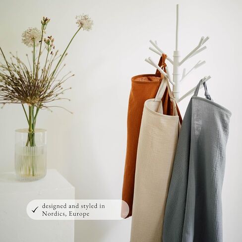 غطاء رضاعة من الموسلين جيد التهوية للرضاعة الطبيعية من بوند (بيج فاتح) - غطاء للرضاعة الطبيعية للأم، كما أنه يعمل بشكل مثالي كغطاء لعربة الأطفال وبطانية للرضاعة للخصوصية in Kuwait