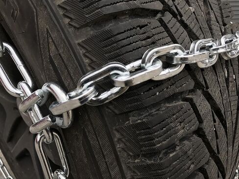 TireChain.com 32x11.50-15LT Load Range E, Mud, and K02 7mm Square Boron Alloy Tire Chains in Kuwait